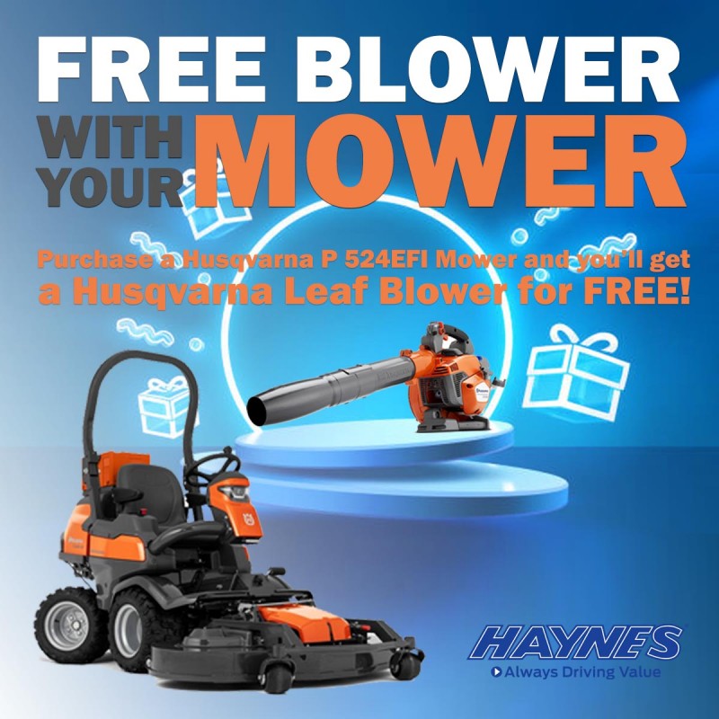 Free Blower with Mower